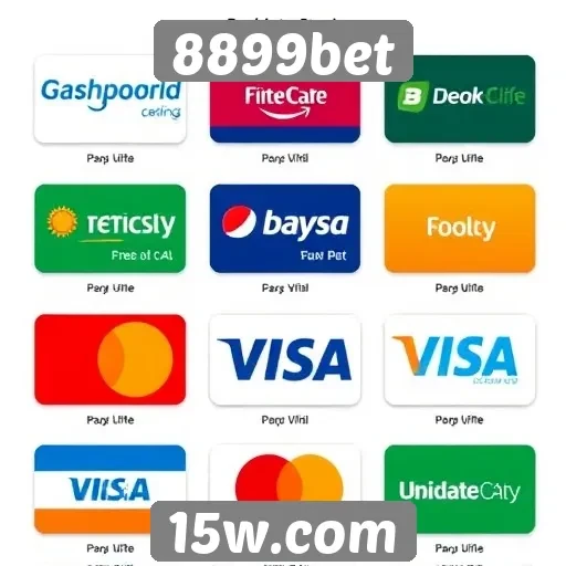 Métodos de pagamento disponíveis no 8899bet